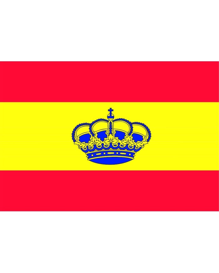 BANDERA ESPAÑOLA con Corona