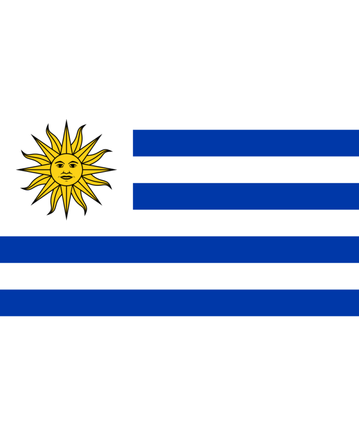 Bandera Uruguay exterior
