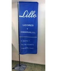 Soporte publicitario modelo Easy 250X70 cm.     Soporte publicitario modelo Easy 250X70 cm.