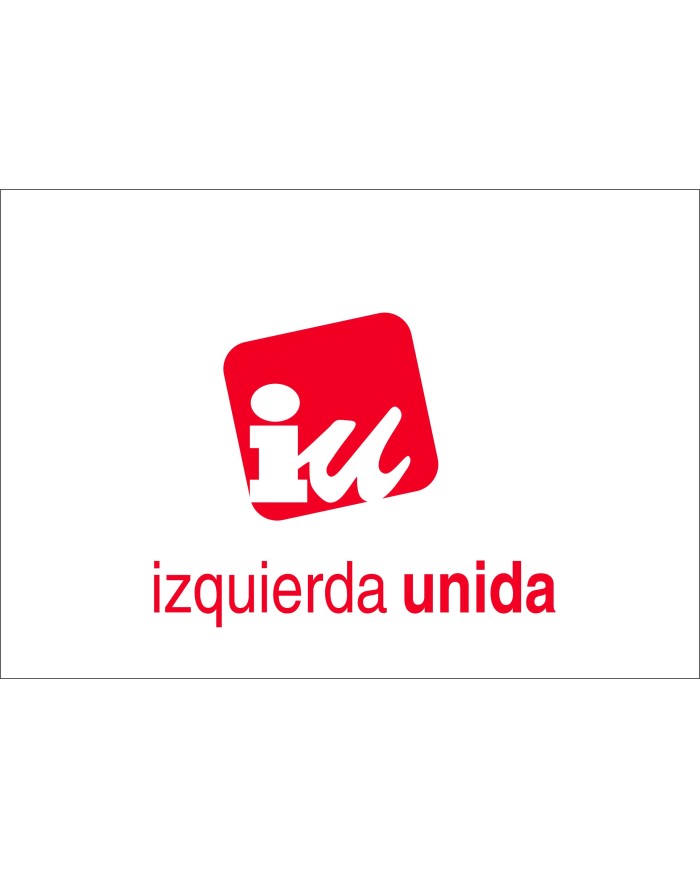 Bandera Izquierda Unida  Bandera Izquierda Unida