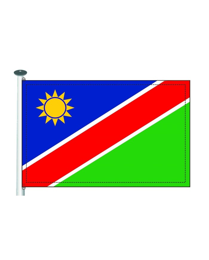 Bandera Namibia exterior Bandera Namibia exterior