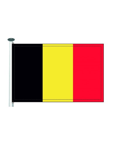 Bandera Bélgica exterior Bandera Bélgica exterior