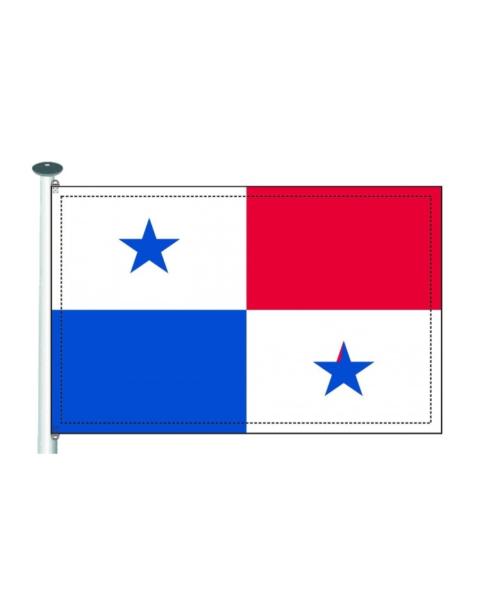 Bandera Panamá exterior