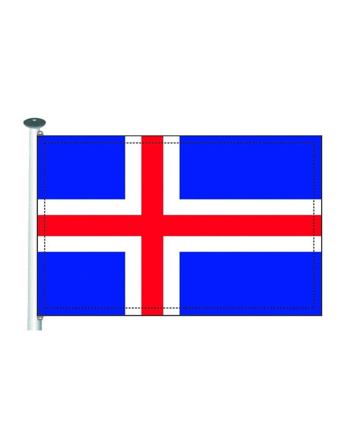Bandera Islandia exterior Bandera Islandia exterior