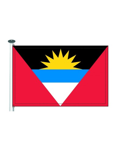 Bandera Antigua y Barbuda exterior