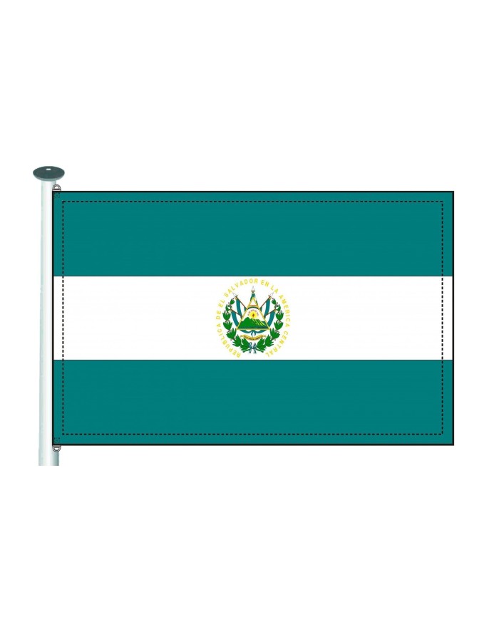 Bandera el Salvador exterior Bandera el Salvador exterior