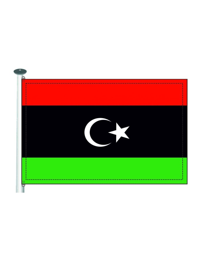 Bandera Libia exterior