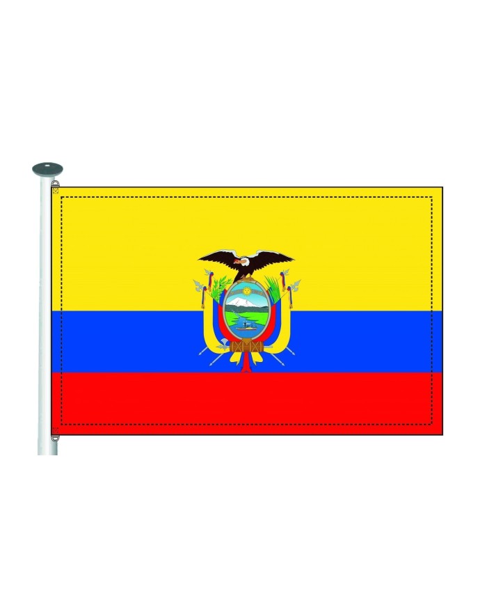 Bandera Ecuador exterior
