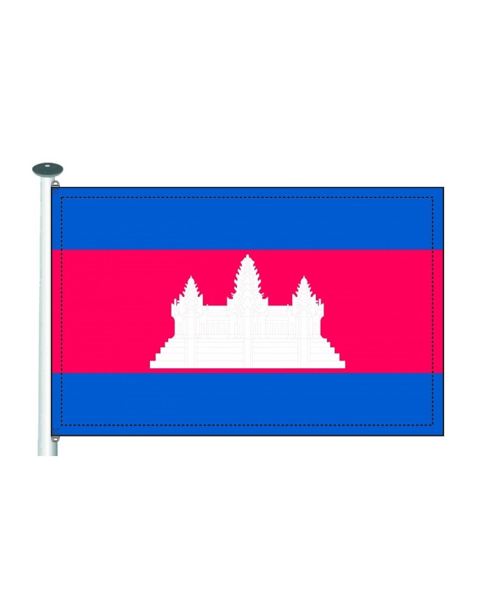 Bandera Camboya exterior