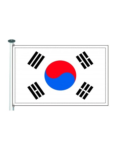 Bandera Corea del sur exterior Bandera Corea del sur exterior
