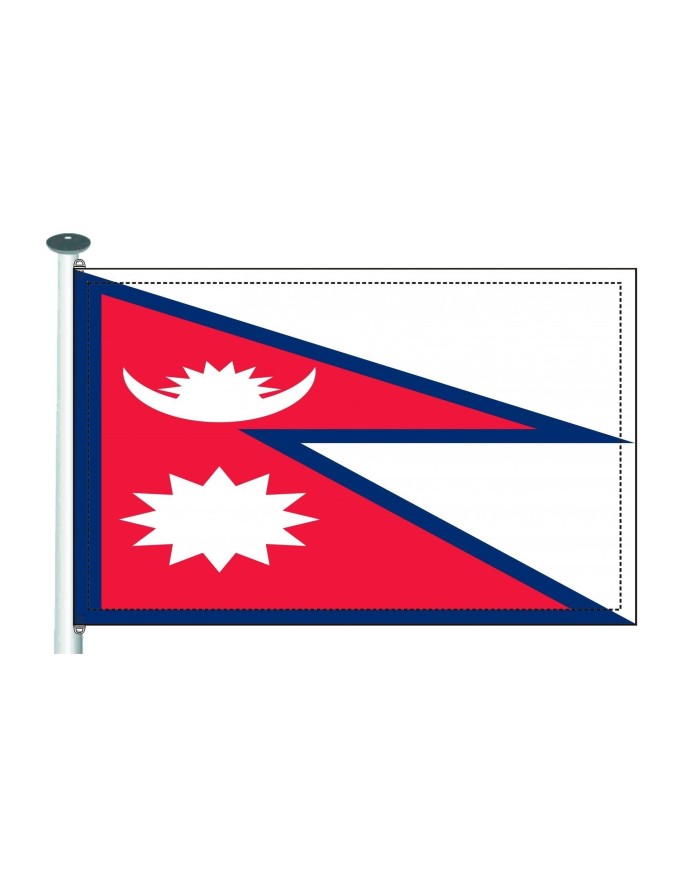 Bandera Nepal exterior Bandera Nepal exterior