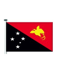 Bandera Papúa Nueva Guinea exterior Bandera Papúa Nueva Guinea exterior