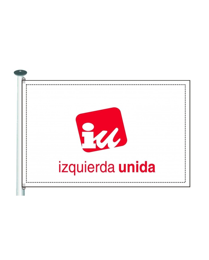 Bandera Izquierda Unida  Bandera Izquierda Unida