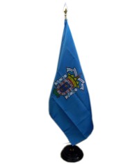 Bandera Melilla raso interior Bandera Melilla raso interior