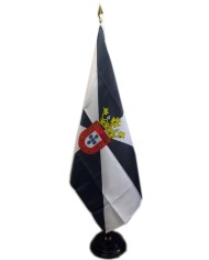 Bandera Ceuta raso interior