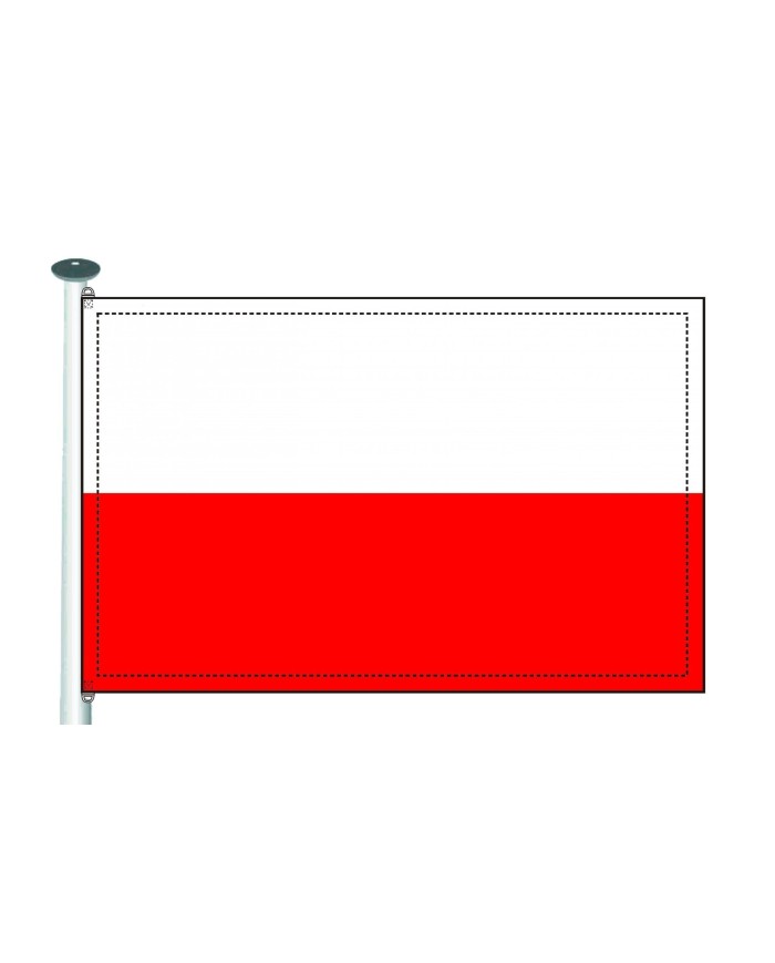 Bandera Polonia 10 x 15 cms. Bandera Polonia 10 x 15 cms.