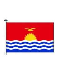 Bandera Kiributi 10 x 15  cm.