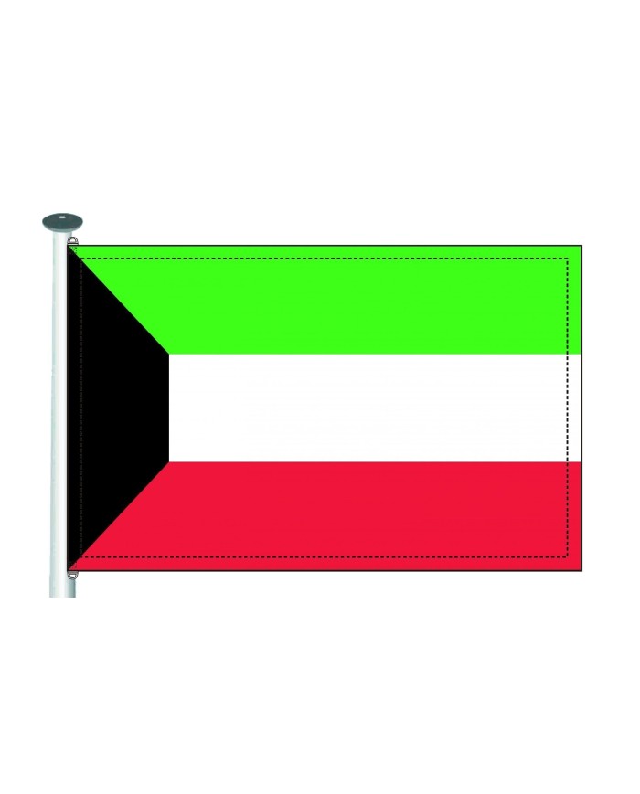 Bandera Kuwait 10 x 15 cm. Bandera Kuwait 10 x 15 cm.