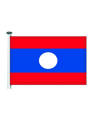 Bandera Laos 10 x 15 cm. Bandera Laos 10 x 15 cm.