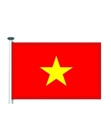 Bandera Vietnam 10 x 15 cm. Bandera Vietnam 10 x 15 cm.