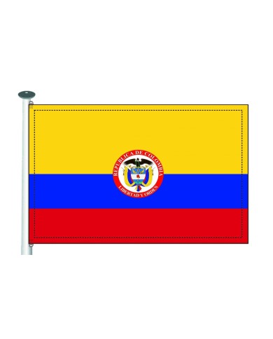 Bandera Colombia 10 x 15 cm. Bandera Colombia 10 x 15 cm.