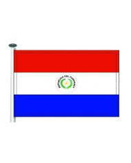 Bandera Paraguay 10 x 15 cm.