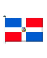 Bandera República Dominicana 10 x 15 cm. Bandera República Dominicana 10 x 15 cm.