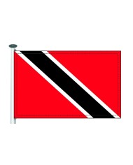 Bandera Trinidad Tobago 10 x 15 cm.