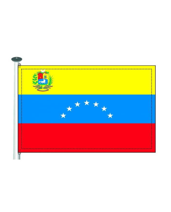 Bandera Venezuela 10 x 15 cm.