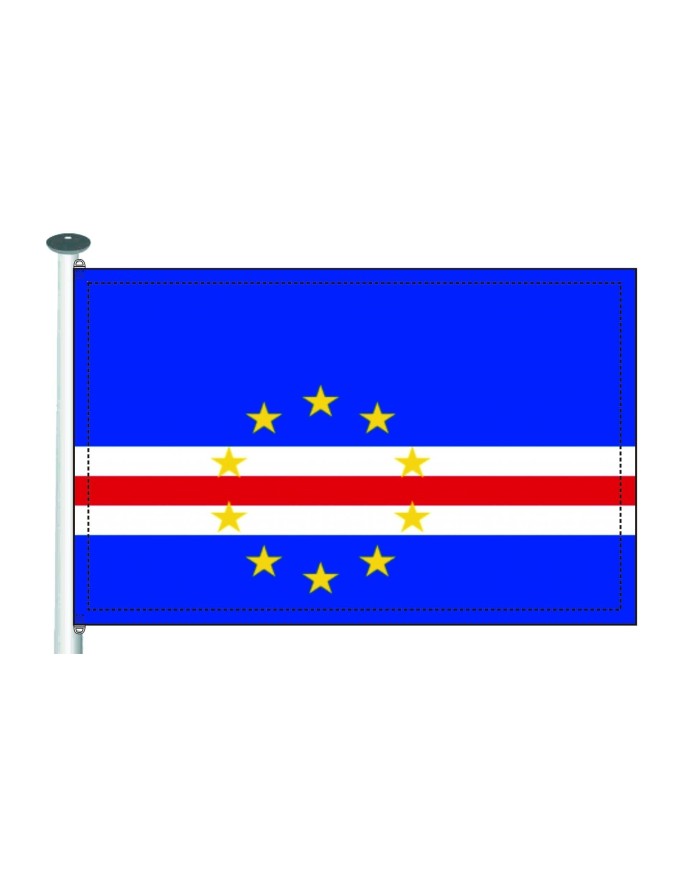 Bandera Cabo Verde 10 x 15 cm. Bandera Cabo Verde 10 x 15 cm.