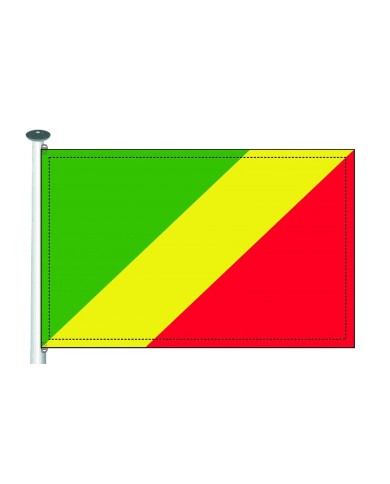 Bandera Congo 10 x 15 cm. Bandera Congo 10 x 15 cm.