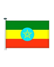 Bandera Etiopia 10 x 15 cm.