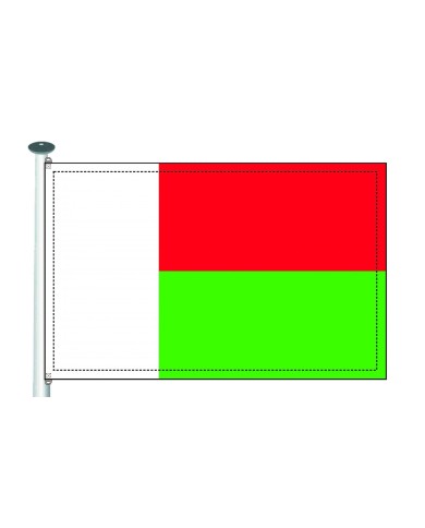 Bandera Madagascar 10 x 15 cm. Bandera Madagascar 10 x 15 cm.