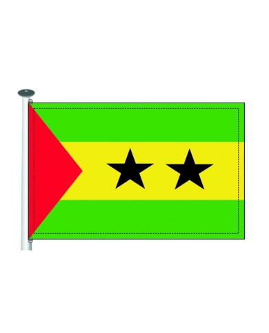 Bandera SantoTomé y Principe 10 x 15 cm. Bandera SantoTomé y Principe 10 x 15 cm.