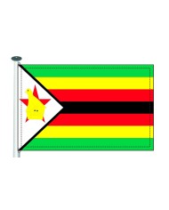 Bandera Zimbawe 10 x 15 cm.