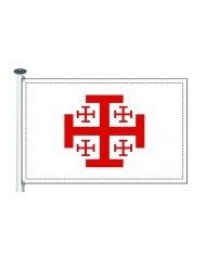 Bandera Cruz de Jerusalén