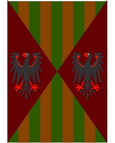 Bandera Medieval modelo22