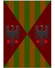 Bandera Medieval modelo22