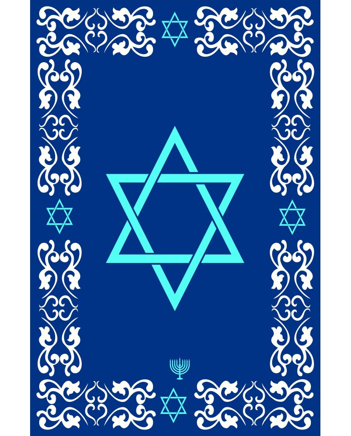 Estandarte judío cruz de David