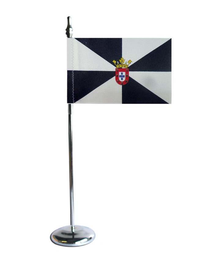 Bandera Ceuta raso interior