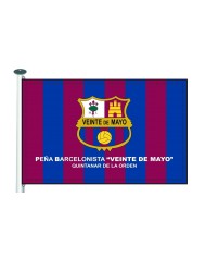 Bandera peña Barcelonista 20 de Mayo Bandera peña Barcelonista 20 de Mayo