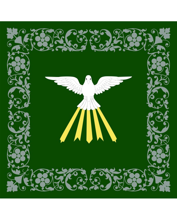 Bandera Espíritu Santo modelo Estandarte Bandera Espíritu Santo modelo Estandarte