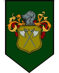 Bandera Medieval modelo 60