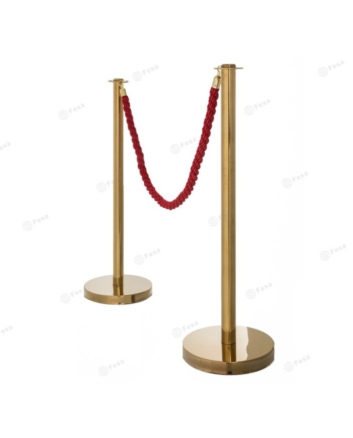 Separador base cónica dorada terminación plana