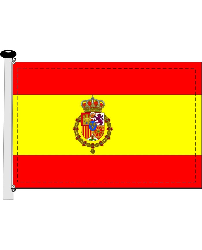 Bandera escudo Javier de Borbón Parma Bandera escudo Javier de Borbón Parma