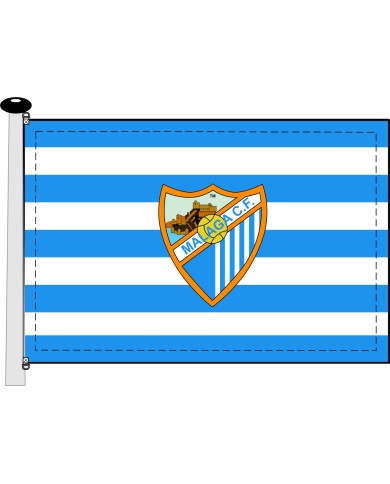 Bandera Málaga Club de Fútbol Bandera Málaga Club de Fútbol