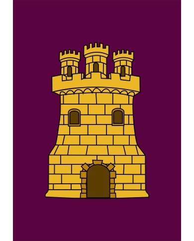 Bandera medieval castillo Bandera medieval castillo