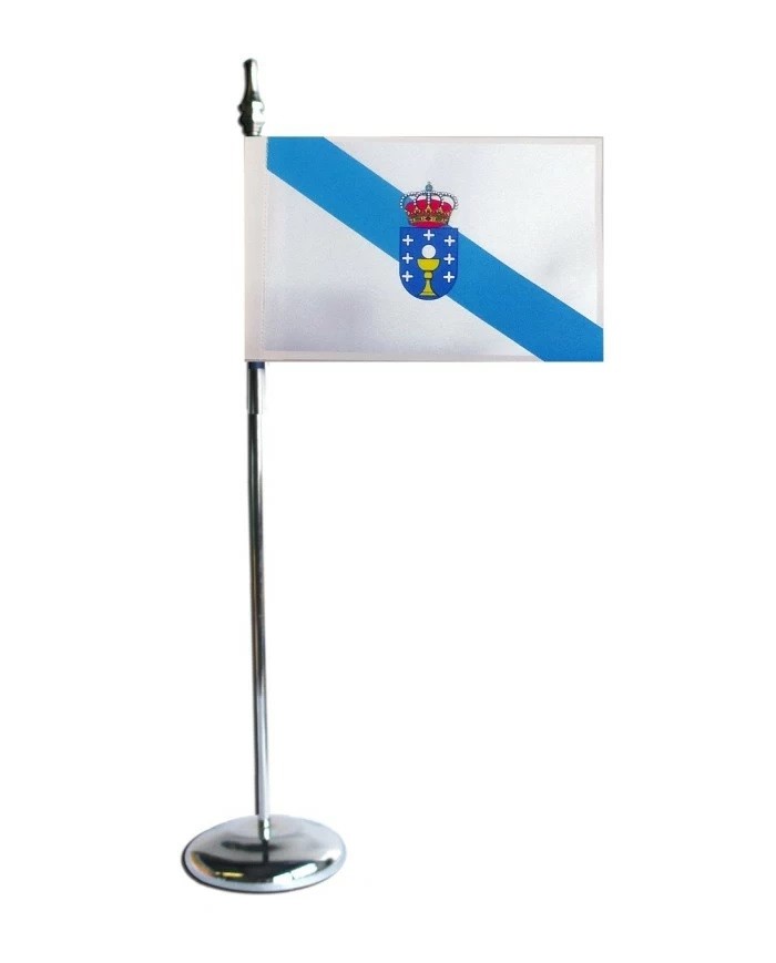 AZ FLAG Bandera de Galicia 3' x 5' - Banderas de la Región de Galicia 35.4  x 59.1 in - Bandera de 3 x 5 pies de poliéster claro