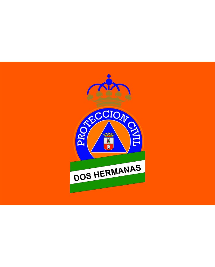 Bandera Protección Civil Dos Hermanas