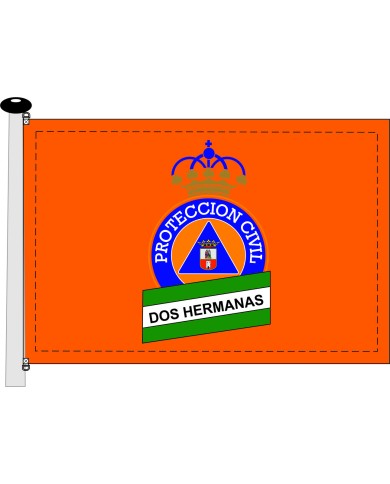 Bandera Protección Civil Dos Hermanas